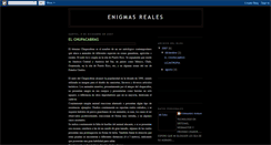 Desktop Screenshot of enigmasreales.blogspot.com