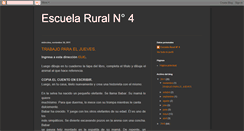 Desktop Screenshot of escuelarural4.blogspot.com