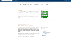 Desktop Screenshot of centennialinstantinternet.blogspot.com