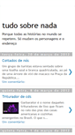 Mobile Screenshot of muitodenada.blogspot.com