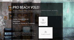 Desktop Screenshot of probeachvolei.blogspot.com