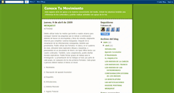 Desktop Screenshot of conocetumovimiento.blogspot.com