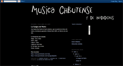 Desktop Screenshot of musicadechubut.blogspot.com