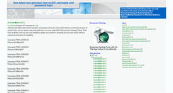 Desktop Screenshot of esetnod32usernameandpasswordkey.blogspot.com