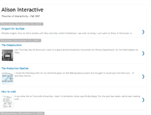 Tablet Screenshot of alisoninteractive.blogspot.com