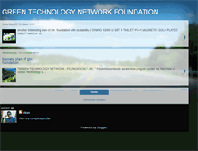 Tablet Screenshot of gtnfoundation.blogspot.com
