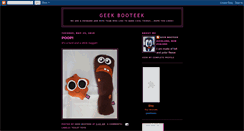 Desktop Screenshot of geekbooteek.blogspot.com