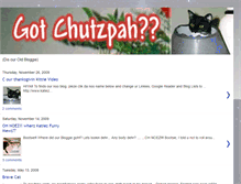 Tablet Screenshot of chutzpah33.blogspot.com