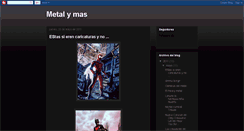 Desktop Screenshot of josue123-metalymas.blogspot.com