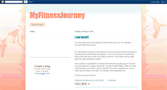 Desktop Screenshot of myfitnessjourney2011.blogspot.com