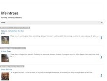 Tablet Screenshot of lifeintrees.blogspot.com
