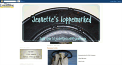 Desktop Screenshot of jeanettes-loppemarked.blogspot.com