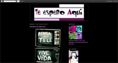 Desktop Screenshot of elqueesperasoloespera.blogspot.com