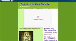Desktop Screenshot of phoenixareatarasanga.blogspot.com