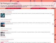 Tablet Screenshot of mirefugio-literario.blogspot.com