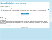 Tablet Screenshot of donau-radreisen.blogspot.com