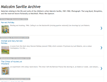Tablet Screenshot of malcolmsavillearchive.blogspot.com