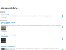 Tablet Screenshot of manualidades1.blogspot.com