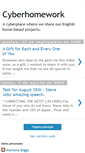 Mobile Screenshot of cyberhomework.blogspot.com