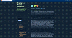 Desktop Screenshot of engagingmediaportfolio.blogspot.com