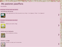 Tablet Screenshot of mispasionespassiflora.blogspot.com