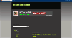 Desktop Screenshot of health-fitness-1plus.blogspot.com