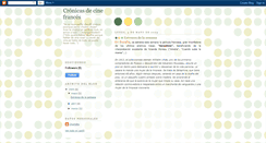 Desktop Screenshot of cronicascinefrances.blogspot.com