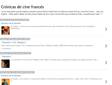 Tablet Screenshot of cronicascinefrances.blogspot.com