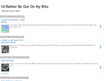 Tablet Screenshot of outonmybike.blogspot.com