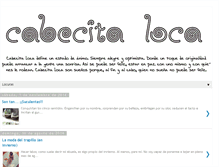 Tablet Screenshot of cabecitalocacreaciones.blogspot.com
