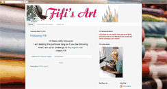 Desktop Screenshot of fifisart.blogspot.com