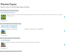 Tablet Screenshot of planetapuysec.blogspot.com