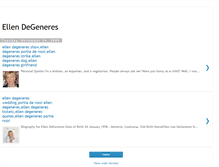 Tablet Screenshot of ellen-degeneres-biography.blogspot.com