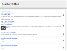 Tablet Screenshot of iheartmykitties.blogspot.com