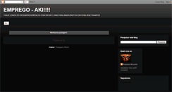Desktop Screenshot of emprego-aki.blogspot.com