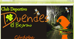 Desktop Screenshot of duendesdelbejarano.blogspot.com