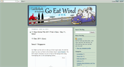 Desktop Screenshot of goeatwind.blogspot.com