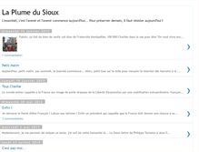 Tablet Screenshot of laplumedusioux.blogspot.com
