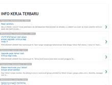 Tablet Screenshot of iklankerja-terbaru.blogspot.com