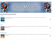 Tablet Screenshot of papelmaderajuguetesdidacticos.blogspot.com