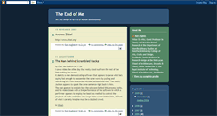 Desktop Screenshot of endofmeblog.blogspot.com