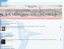 Tablet Screenshot of leyendasdesevilla.blogspot.com