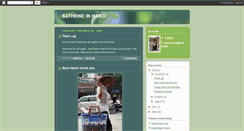 Desktop Screenshot of kathinhanoi.blogspot.com