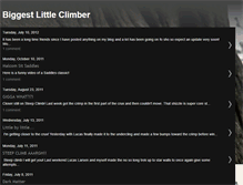 Tablet Screenshot of biggestlittleclimber.blogspot.com