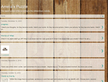 Tablet Screenshot of ameliaspuzzle.blogspot.com