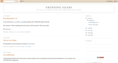Desktop Screenshot of grindinggears.blogspot.com