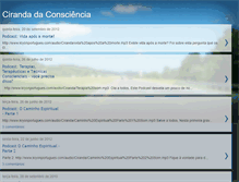 Tablet Screenshot of cirandadaconsciencia.blogspot.com