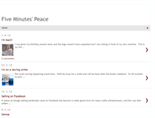Tablet Screenshot of fiveminutespeace-kim.blogspot.com