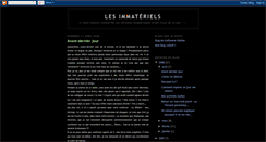 Desktop Screenshot of les-immateriels.blogspot.com