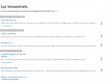 Tablet Screenshot of les-immateriels.blogspot.com